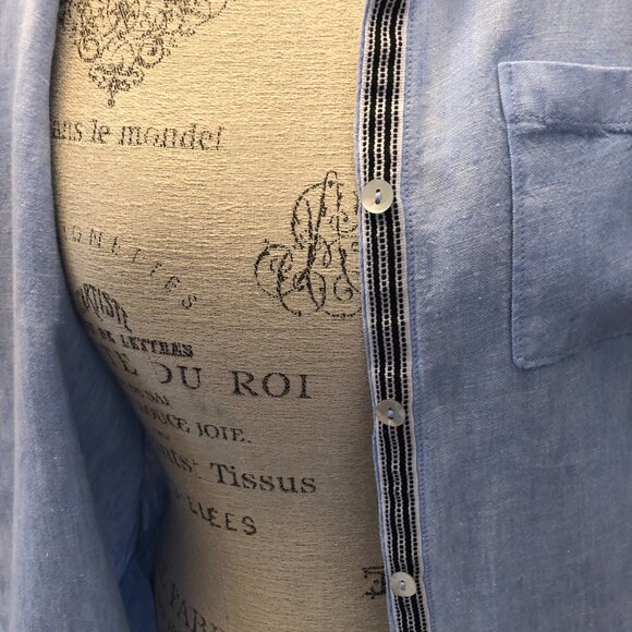 Beautiful C&C California Linen Long Shirt: Size M - Picture 13 of 15
